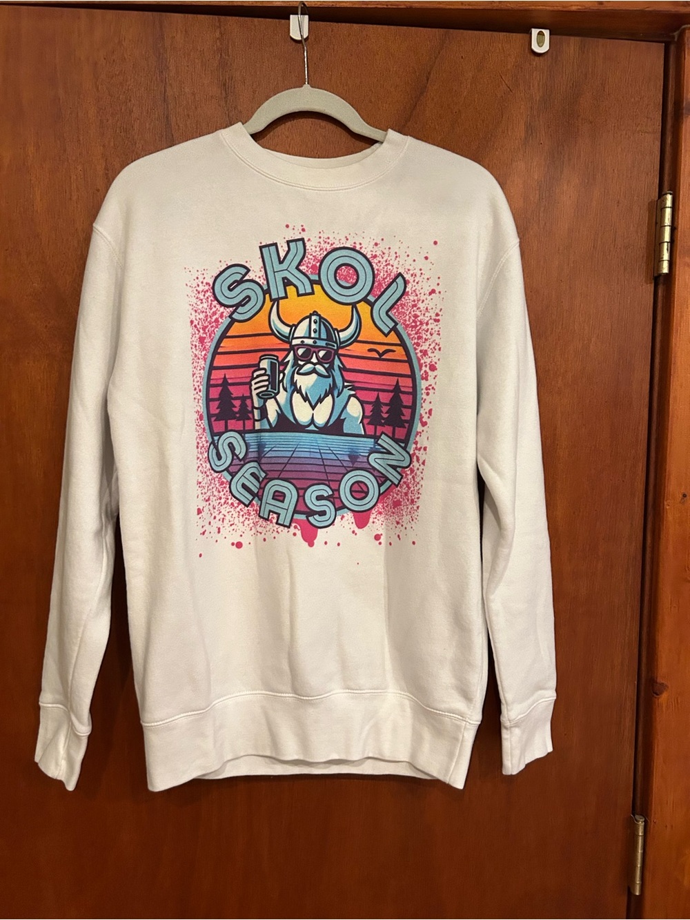 Minnesota Vikings skol season crew neck sweatshirt